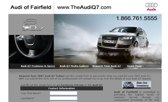 Audi Q7 creative example
